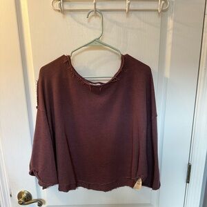Free People crop top. Never worn!
